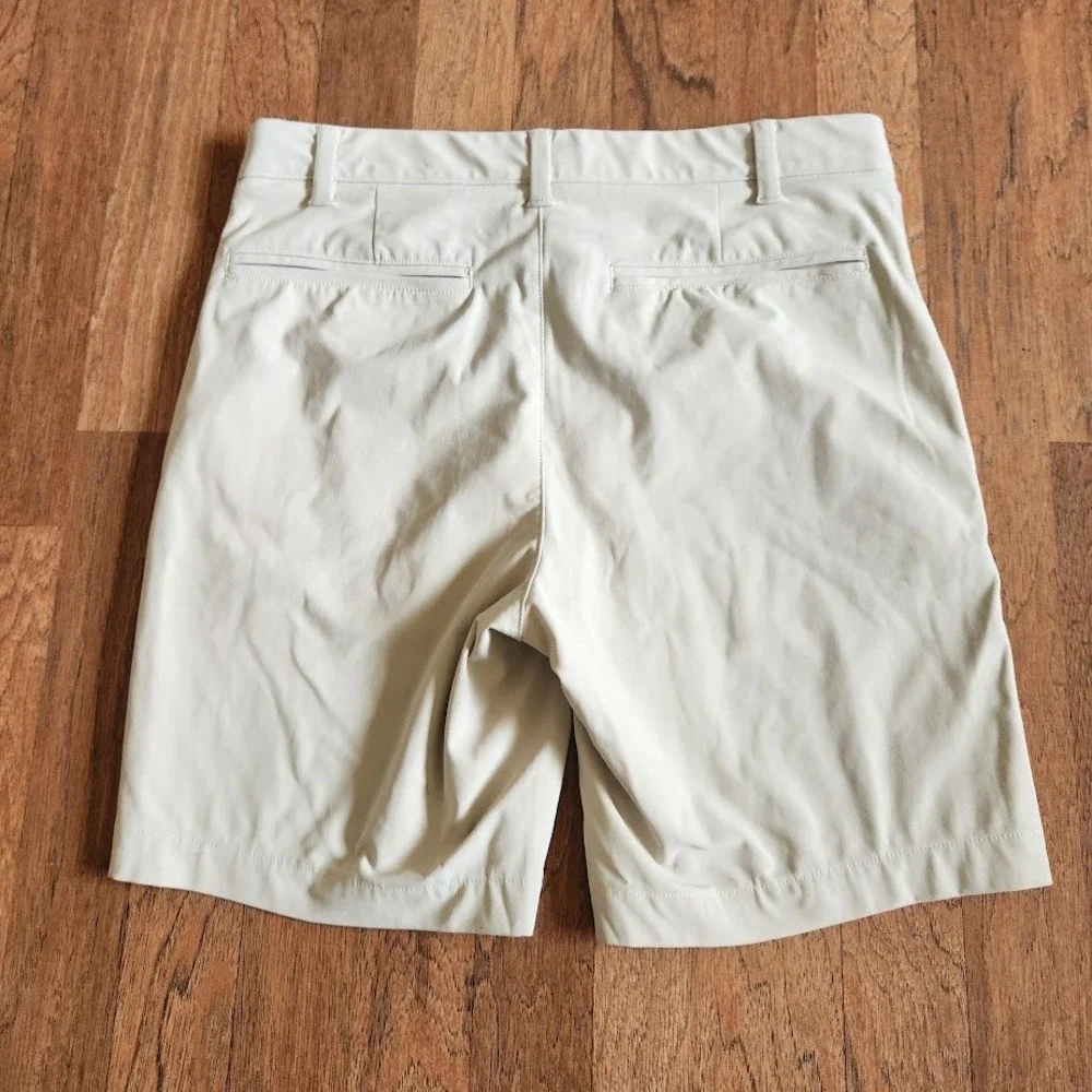 FLX Mens Wander Shorts Size 30 Beige Stone Golf Hiking Active Techwear 563